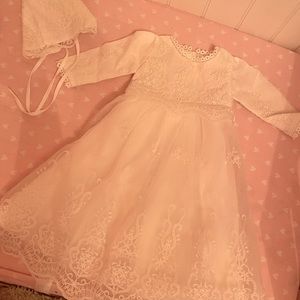 Beautiful christening dress. Never worn